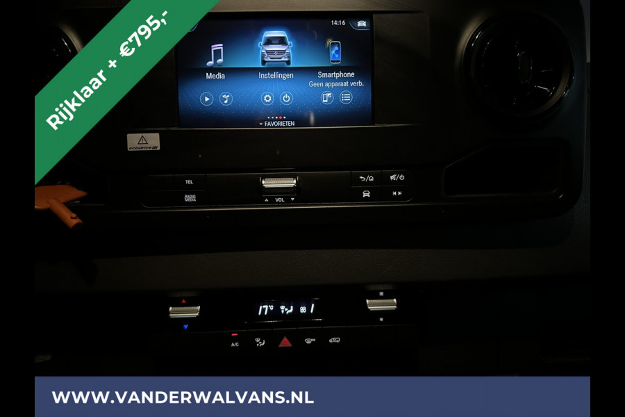 Mercedes-Benz Sprinter 314 CDI 143pk Bakwagen 4.4m Lang Laadklep Zijdeur 975kg laadvermogen Euro6 RIJKLAAR Airco | Camera, Apple carplay, Android auto