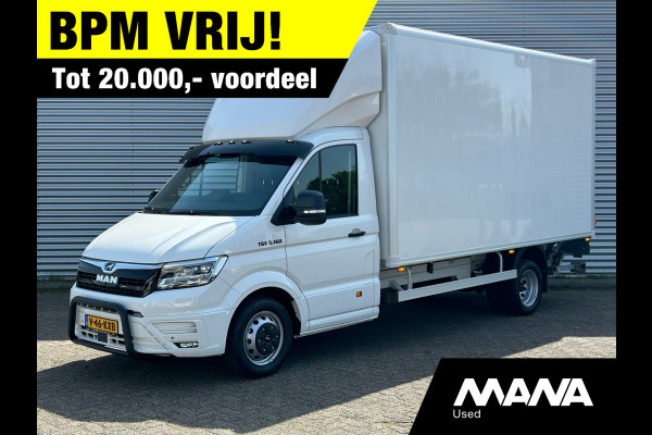 MAN TGE 3.160 Bakwagen Laadklep Nieuw BPM VRIJ Dhollandia Trekhaak Leer