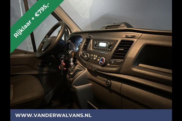 Ford Transit 2.0 TDCI 130pk Bakwagen 233cm hoog Laadklep Zijdeur Euro6 RIJKLAAR Airco | LAT om LAT bijrijdersbank, 895kg laadvermogen,