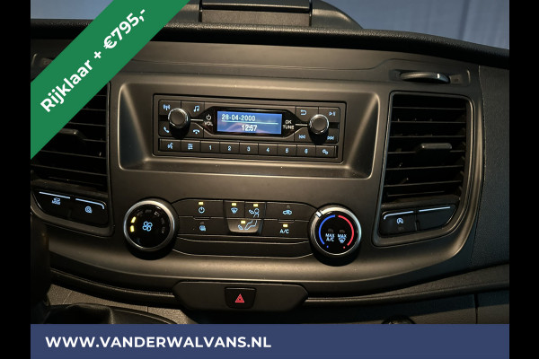 Ford Transit 2.0 TDCI 130pk Bakwagen 233cm hoog Laadklep Zijdeur Euro6 RIJKLAAR Airco | LAT om LAT bijrijdersbank, 895kg laadvermogen,