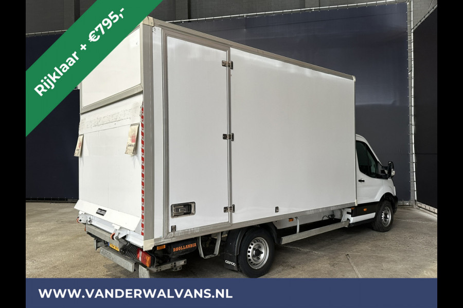 Ford Transit 2.0 TDCI 130pk Bakwagen 233cm hoog Laadklep Zijdeur Euro6 RIJKLAAR Airco | LAT om LAT bijrijdersbank, 895kg laadvermogen,