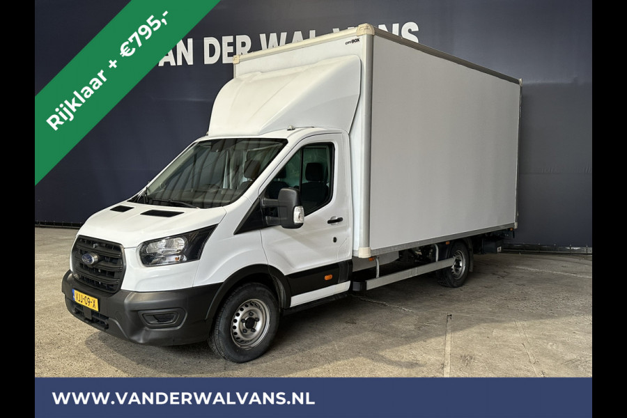 Ford Transit 2.0 TDCI 130pk Bakwagen 233cm hoog Laadklep Zijdeur Euro6 RIJKLAAR Airco | LAT om LAT bijrijdersbank, 895kg laadvermogen,