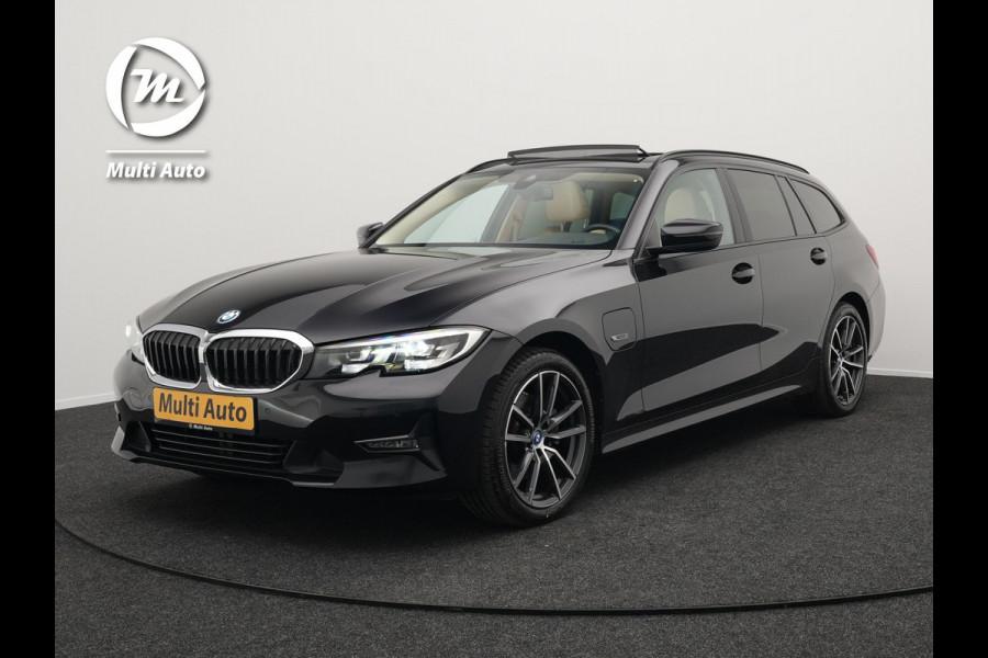BMW 3 Serie Touring 320e Sportline Plug In Hybrid Dealer O.H PHEV | Panodak | Lederen Sportstoelen Verwarmd | 18"L.M | Sfeerverlichting | Apple Carplay | HIFI | Virtual | LED |