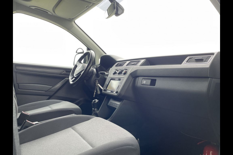 Volkswagen Caddy 2.0 TDI 102pk E6 L2 BMT Maxi Comfortline BPM Vrij! Lease €210 p/m, Airco, Navi + Camera, PDC, Cruise controle, Volledig onderhoudshistorie aanwezig