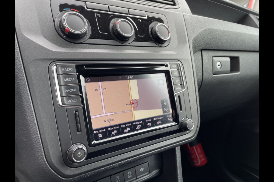 Volkswagen Caddy 2.0 TDI 102pk E6 L2 BMT Maxi Comfortline BPM Vrij! Lease €210 p/m, Airco, Navi + Camera, PDC, Cruise controle, Volledig onderhoudshistorie aanwezig