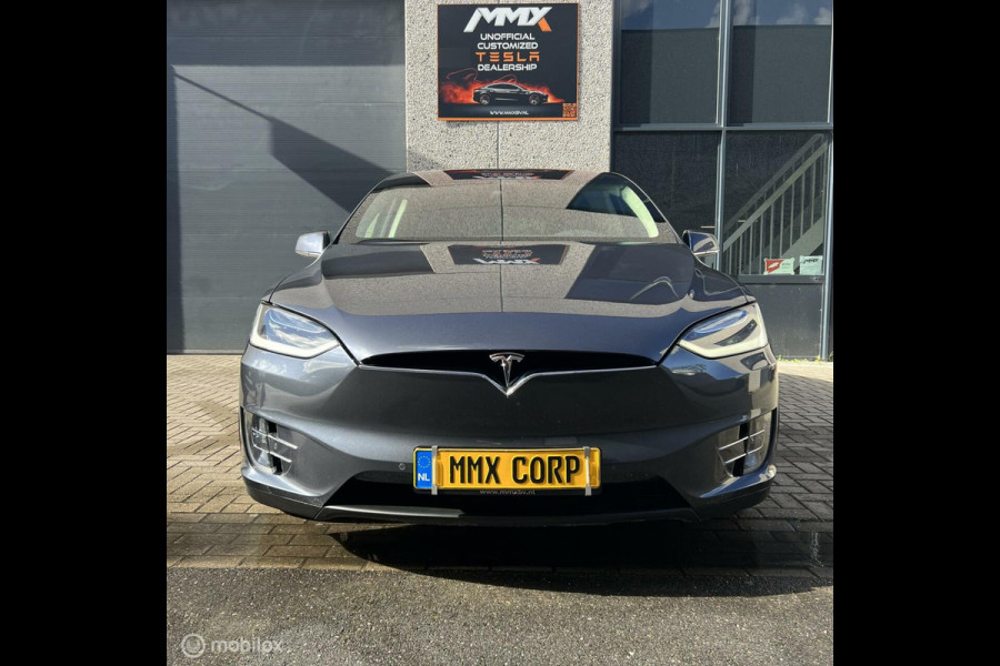 Tesla Model X 75D Grijs Trekhaak 7 Zitplaatsen