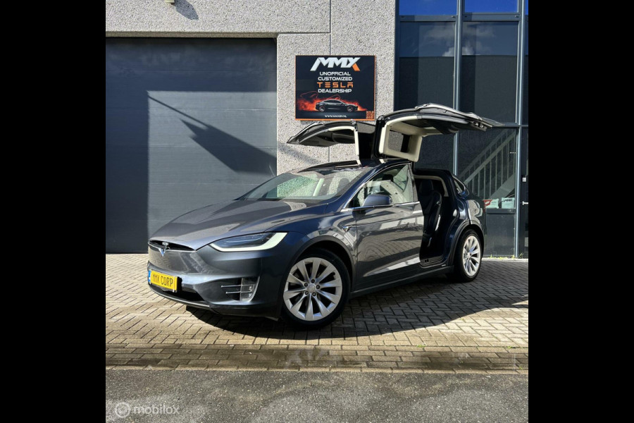 Tesla Model X 75D Grijs Trekhaak 7 Zitplaatsen