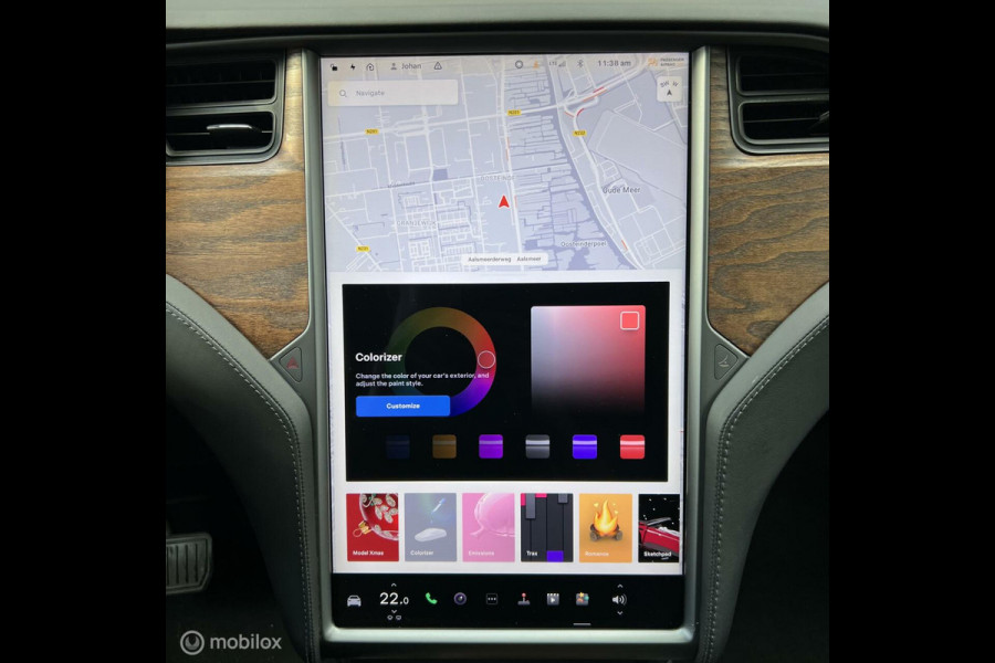 Tesla Model X 75D Grijs Trekhaak 7 Zitplaatsen