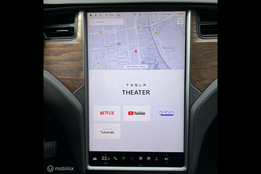 Tesla Model X 75D Grijs Trekhaak 7 Zitplaatsen