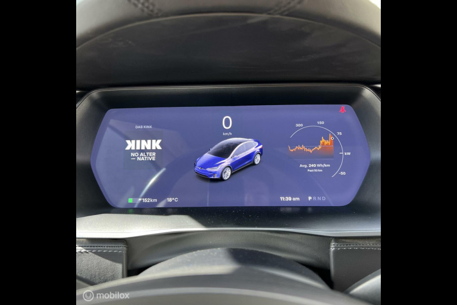 Tesla Model X 75D Grijs Trekhaak 7 Zitplaatsen