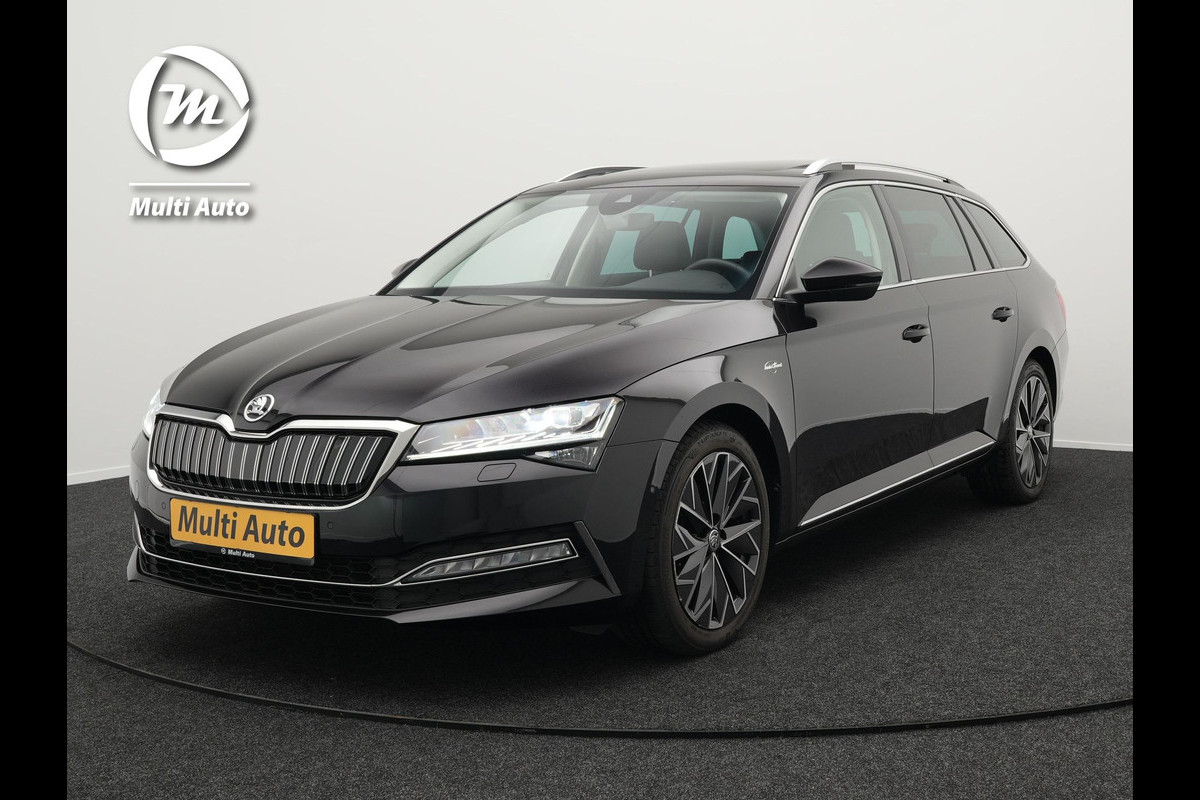 Škoda Superb Combi 1.4 TSI iV Laurin & Klement Plug in Hybrid 218pk PHEV | Panodak | Carplay | Lederen Sportstoelen Memory | Adaptive Cruise | Sfeerverlichting | Camera | Carplay | Crystal LED | Virtual | Canton Audio | DAB | Škoda Superb Combi 1.4 TSI iV Laurin & Klement Plug in Hybrid 218pk PHEV | Panodak | Carplay | Lederen Sportstoelen Memory | Adaptive Cruise | Sfeerverlichting | Camera | Carplay | Crystal LED | Virtual | Canton Audio | DAB |