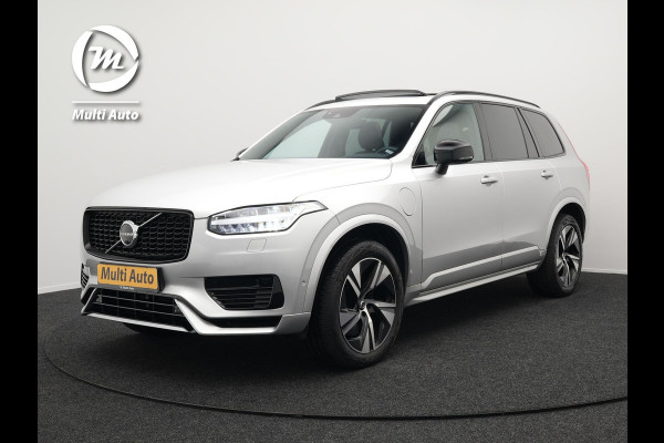 Volvo XC90 T8 Recharge AWD R-Design Plug In Hybrid 7 Persoons INCL BTW PHEV | Panodak | Adaptive Cruise | 360 Camera | Alcantara Sportstoelen Memory | Harman Kardon | BLIS | Keyless | Apple Carplay |