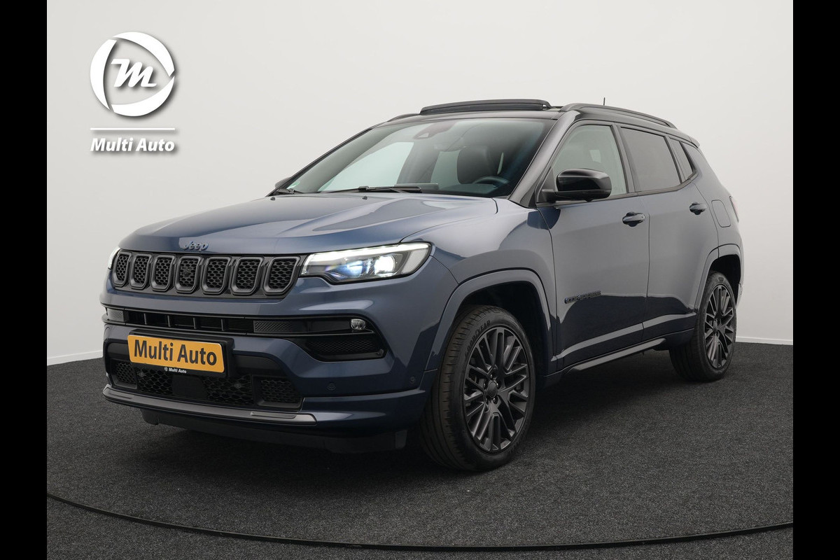 Jeep Compass 4xe 240 Plug-in Hybrid Electric S PHEV | Panodak | Trekhaak Afn | Adaptive Cruise | 360 Camera | Alpine Audio | Lederen Sportstoelen Memory & Ventilatie | Keyless | 19"L.M | Jeep Compass 4xe 240 Plug-in Hybrid Electric S PHEV | Panodak | Trekhaak Afn | Adaptive Cruise | 360 Camera | Alpine Audio | Lederen Sportstoelen Memory & Ventilatie | Keyless | 19"L.M |