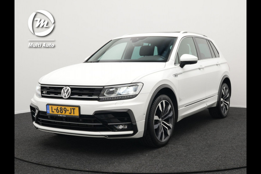 Volkswagen Tiguan 2.0 TSI 4Motion R-Line 220pk | Panodak | Trekhaak Afneembaar | Adaptive Cruise | 360 Camera | LED | Carplay | Stoelverwarming | 20'' L.M. |