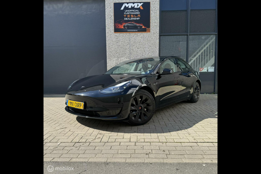 Tesla Model 3 Long Range 78kwh MIC ZWART AMD RYZEN MMX PACK