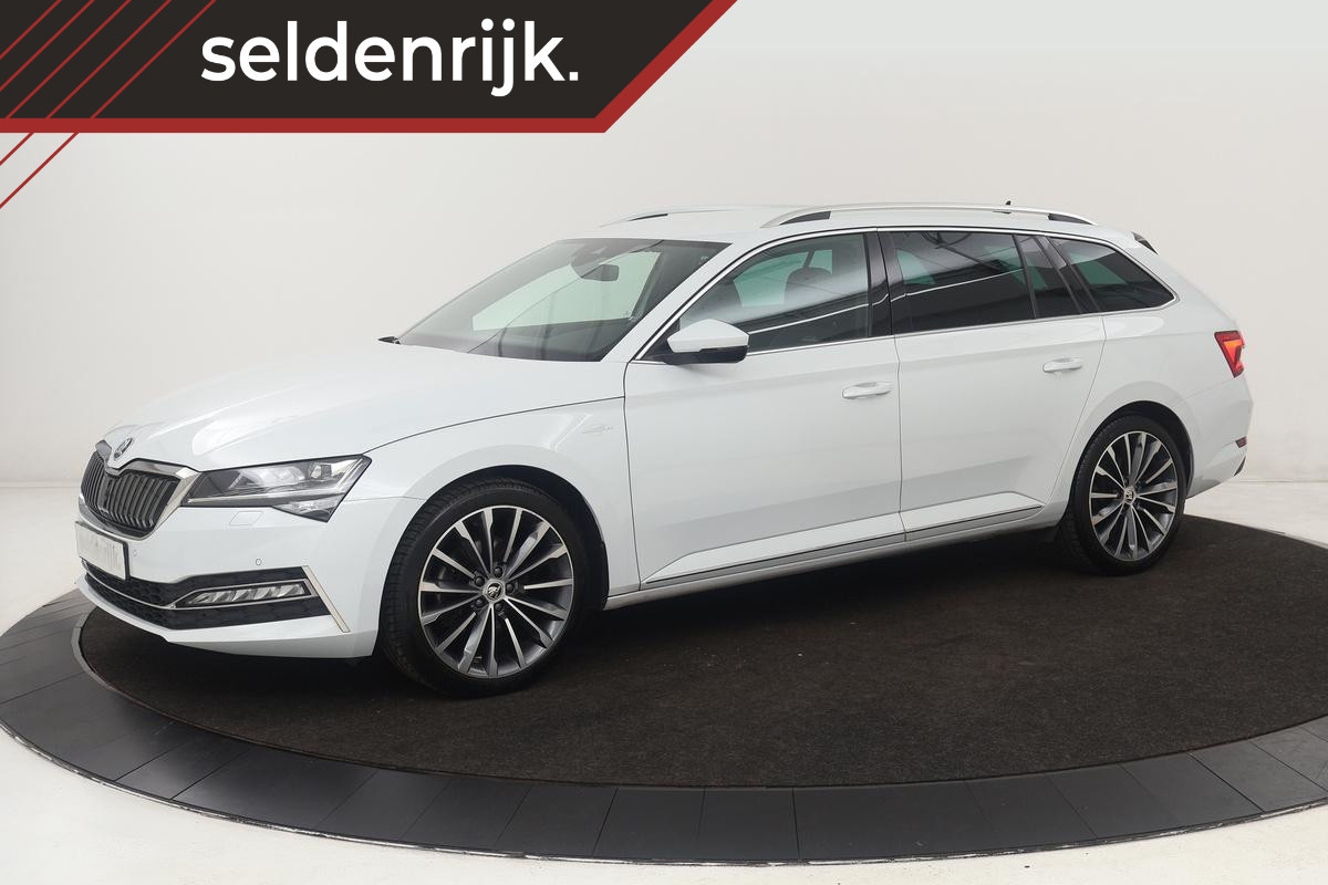 Škoda Superb 1.4 TSI iV Laurin & Klement | Standkachel | Trekhaak | Adaptive cruise | Leder | Sfeerverlichting | Stoel & stuurverwarming | Camera | Carplay | Virtual Cockpit | Achterbankverwarming | PHEV Škoda Superb 1.4 TSI iV Laurin & Klement | Standkachel | Trekhaak | Adaptive cruise | Leder | Sfeerverlichting | Stoel & stuurverwarming | Camera | Carplay | Virtual Cockpit | Achterbankverwarming | PHEV