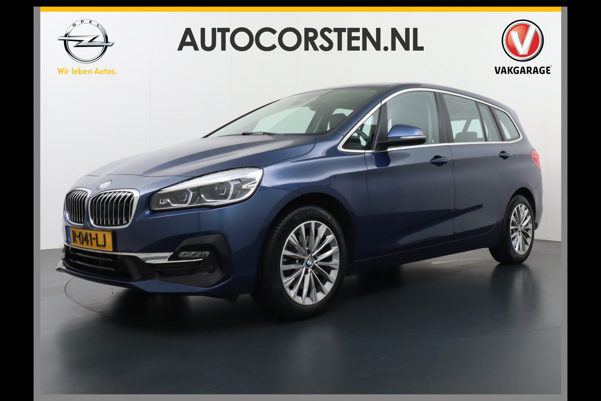 BMW 2 Serie Gran Tourer 218i AUT. High Executive Apple Carplay Leder Camera Stoelverwarming Adap.Led Navi Ecc Cruise Control DAB Pdc v+a Ele Keyless open/start Lmv 17" Active Guard Plus Led Luxury line