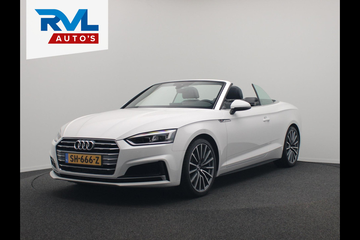 Audi A5 Cabriolet 2.0 TFSI *2 x S-Line* Origineel NL Leder Navigatie Trekhaak Audi A5 Cabriolet 2.0 TFSI *2 x S-Line* Origineel NL Leder Navigatie Trekhaak
