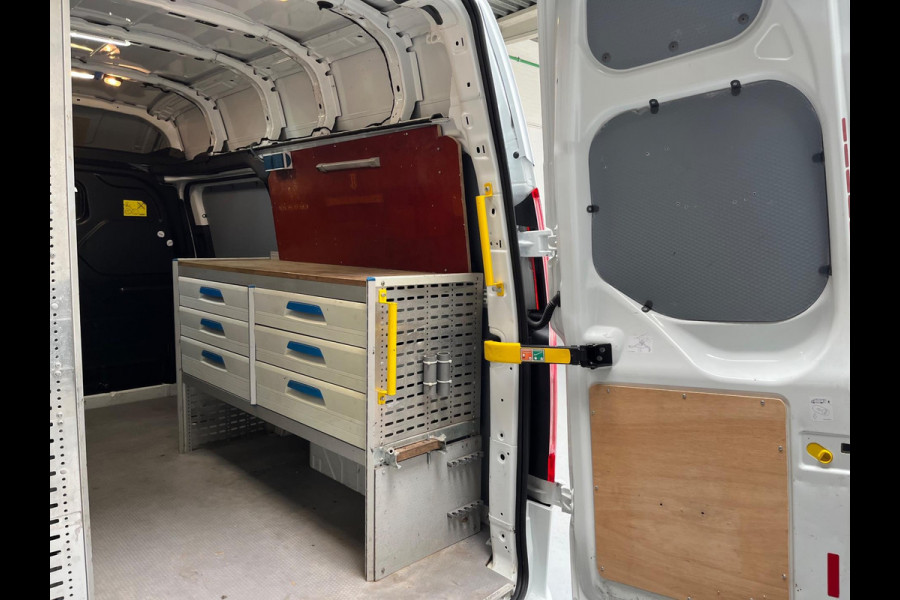 Ford Transit Custom SERVICEWAGEN LANG / HOOG 320 2.0 TDCI EURO6 L2H2 3PERSOONS TREND SORTIMO KASTEN V230 OMVORMER RIJKLAARPRIJS!