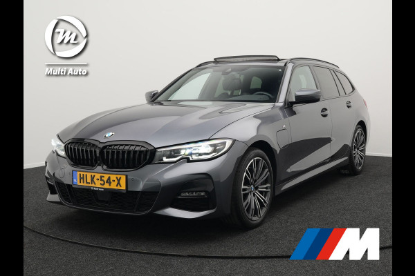 BMW 3 Serie Touring 330e M Sport Plug In Hybrid Dealer O.H. PHEV | Panodak | Lederen Sportstoelen Verwarmd | Adaptive Cruise | Navigatie | Apple Carplay | Camera | DAB | Sfeerverlichting |