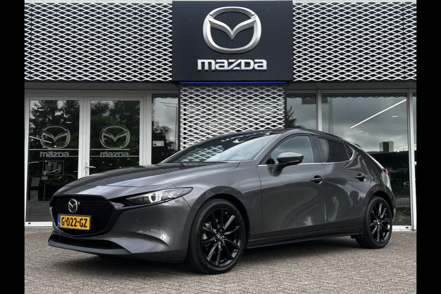 Mazda 3 2.0 e-SkyActiv-X M Hybrid 180 Luxury AUTOMAAT | DEALERONDERHOUDEN | AFNEEMBARE TREKHAAK | NL AUTO | LEER |