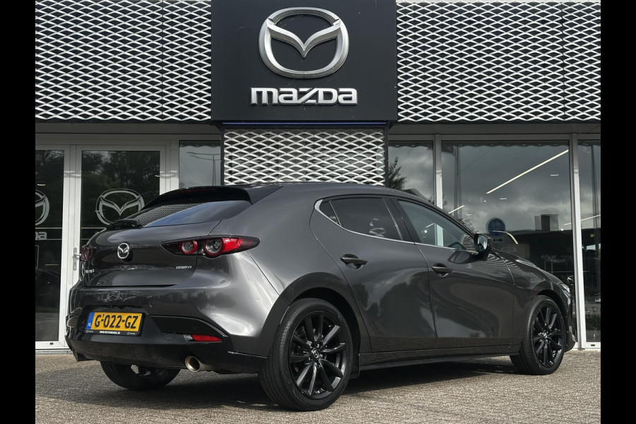 Mazda 3 2.0 e-SkyActiv-X M Hybrid 180 Luxury AUTOMAAT | DEALERONDERHOUDEN | AFNEEMBARE TREKHAAK | NL AUTO | LEER |