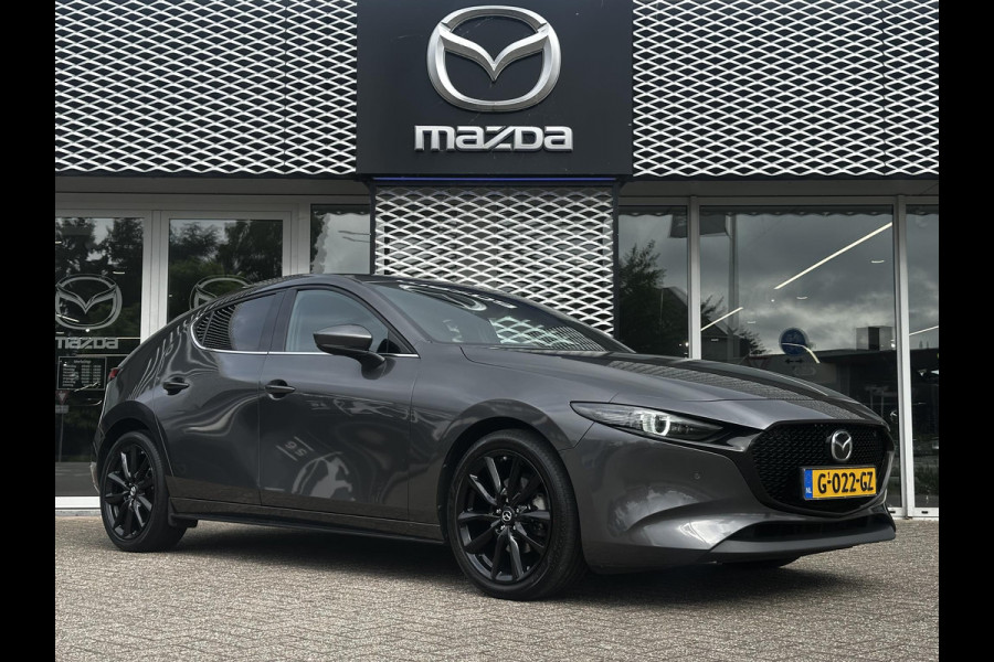 Mazda 3 2.0 e-SkyActiv-X M Hybrid 180 Luxury AUTOMAAT | DEALERONDERHOUDEN | AFNEEMBARE TREKHAAK | NL AUTO | LEER |