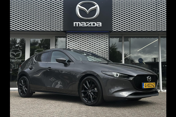 Mazda 3 2.0 e-SkyActiv-X M Hybrid 180 Luxury AUTOMAAT | DEALERONDERHOUDEN | AFNEEMBARE TREKHAAK | NL AUTO | LEER |