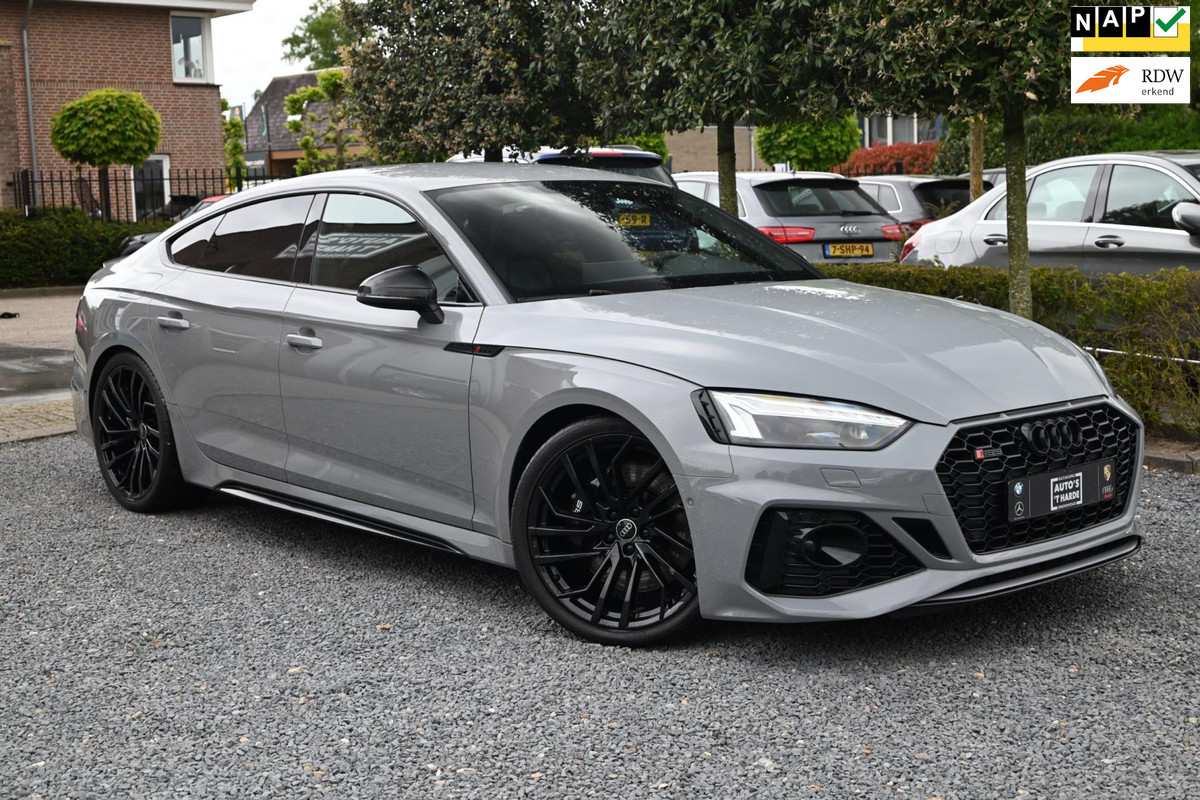 Audi RS5 Sportback 2.9 TFSI 450 PK Quattro Dealer o.h B&O Keyless Massage Camera LED Matrix 20'' Audi RS5 Sportback 2.9 TFSI 450 PK Quattro Dealer o.h B&O Keyless Massage Camera LED Matrix 20''