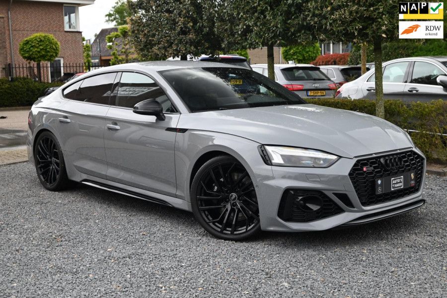 Audi RS5 Sportback 2.9 TFSI 450 PK Quattro Dealer o.h B&O Keyless Massage Camera LED Matrix 20''