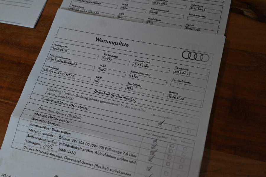 Audi RS5 Sportback 2.9 TFSI 450 PK Quattro Dealer o.h B&O Keyless Massage Camera LED Matrix 20''