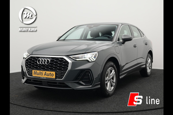 Audi Q3 Sportback 45 TFSI e Edition Plug in Hybrid Nano Grey Metallic 245pk PHEV | Navigatie | Adaptive Cruise | Trekhaak af Fabriek | Stoelverwarming | DAB | Climate Control | Virtual |