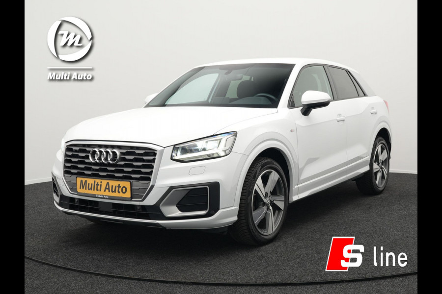 Audi Q2 35 TFSI 2x S Line 150pk | Camera | LED | Carplay | Sportsoelen Half Leder | Stoelverwarming | Cruise Control | 18'' L.M. | DAB |
