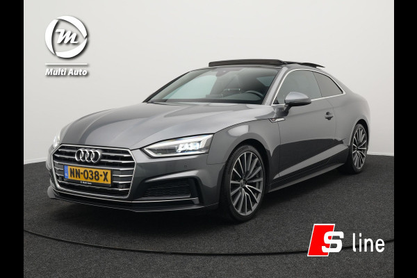 Audi A5 Coupé 2.0 TFSI ultra Launch Edition 190pk 2 x S Line | Panodak | Bang & Olufsen | Virtual | Camera | 19"L.M | Apple Carplay | Alcantara Sportstoelen Verwarmd | Sfeerverlichting |