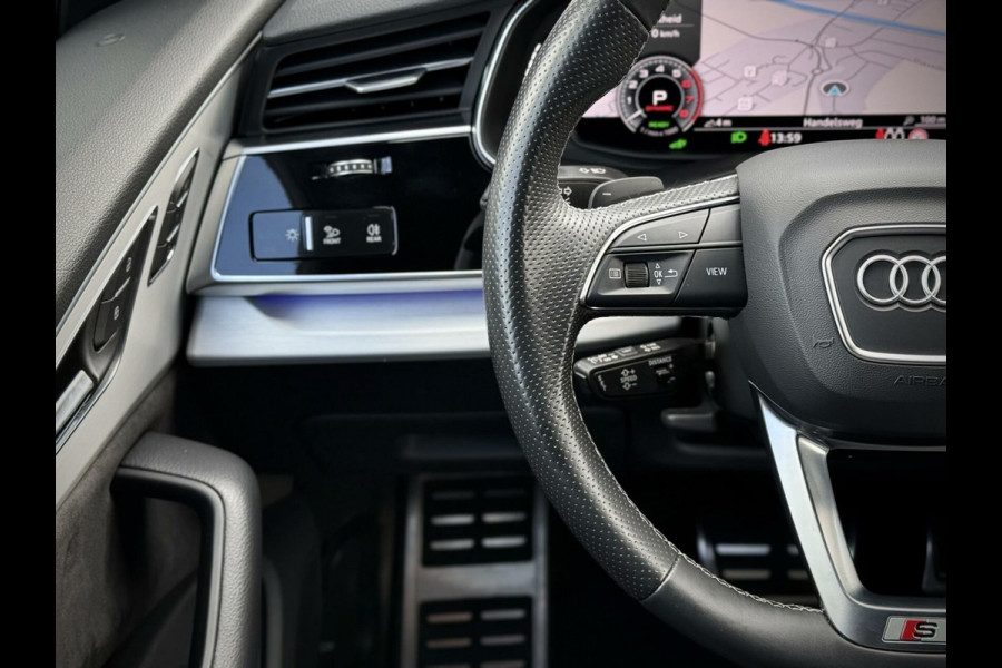 Audi Q8 55 TFSI e quattro S-Line Panoramadak|B&O|Keyless|Head-Up|Camera 360°|Matrix
