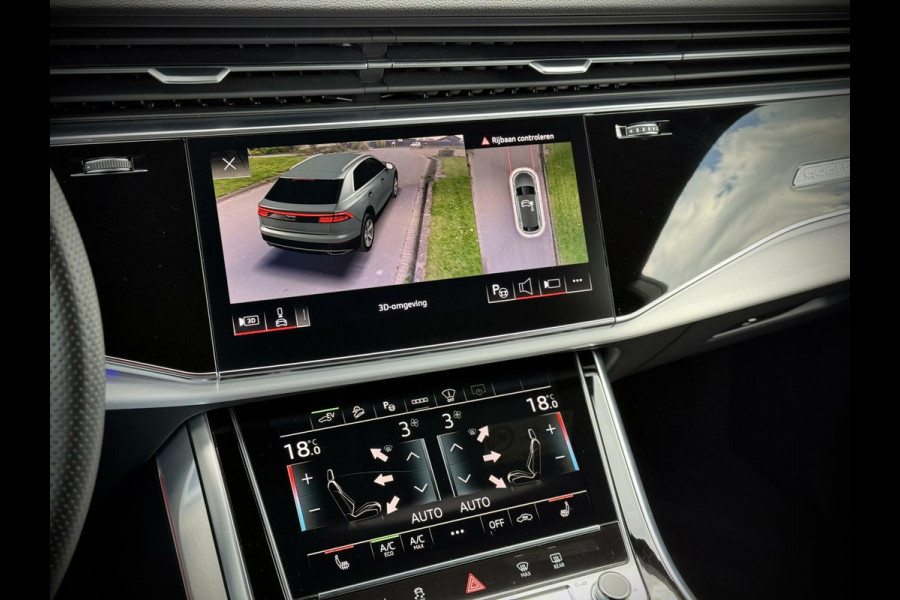 Audi Q8 55 TFSI e quattro S-Line Panoramadak|B&O|Keyless|Head-Up|Camera 360°|Matrix