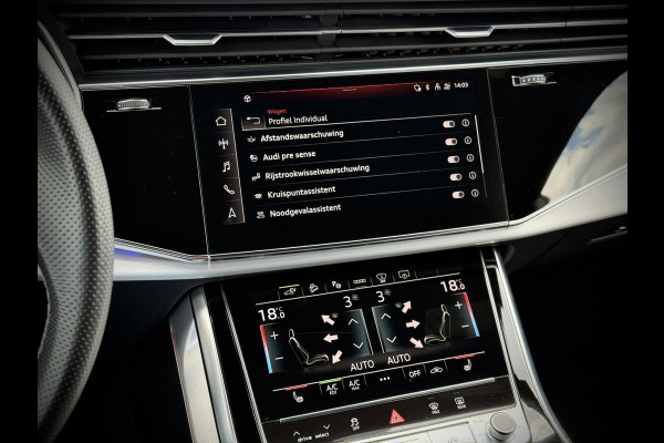 Audi Q8 55 TFSI e quattro S-Line Panoramadak|B&O|Keyless|Head-Up|Camera 360°|Matrix