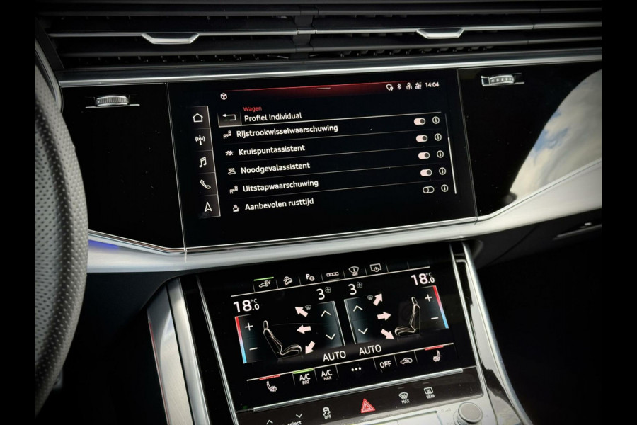 Audi Q8 55 TFSI e quattro S-Line Panoramadak|B&O|Keyless|Head-Up|Camera 360°|Matrix