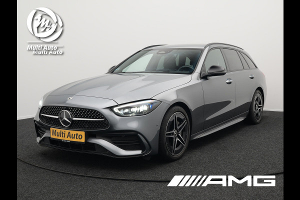 Mercedes-Benz C-Klasse Estate 180 AMG 9G-Tronic | Adaptive Cruise | Sport Leder Verwamd | Camera | Navi Full Map | Virtual | Apple Carplay |
