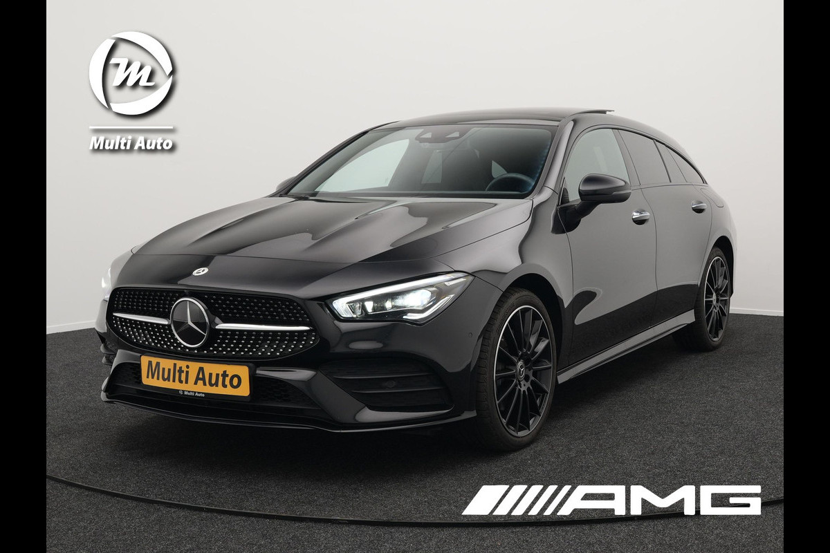 Mercedes-Benz CLA-Klasse Shooting Brake 250 e AMG Plug In Hybrid PHEV | Panodak | Alcantara Sportstoelen Verwarmd & Ventilatie | Widescreen Navi | L.M. 19" | Sfeerverlichting | Carplay | 360 Camera | Mercedes-Benz CLA-Klasse Shooting Brake 250 e AMG Plug In Hybrid PHEV | Panodak | Alcantara Sportstoelen Verwarmd & Ventilatie | Widescreen Navi | L.M. 19" | Sfeerverlichting | Carplay | 360 Camera |