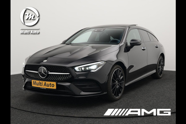 Mercedes-Benz CLA-Klasse Shooting Brake 250 e AMG Plug In Hybrid PHEV | Panodak | Alcantara Sportstoelen Verwarmd & Ventilatie | Widescreen Navi | L.M. 19" | Sfeerverlichting | Carplay | 360 Camera |