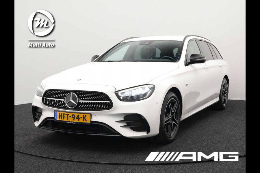 Mercedes-Benz E-Klasse Estate 300 e AMG Plug In Hybrid 320pk Dealer O.H PHEV | Widescreen Navi | Sfeerverlichting | Night Pakket | Camera | Apple Carplay | Alcantara Sportstoelen Verwarmd | LED |