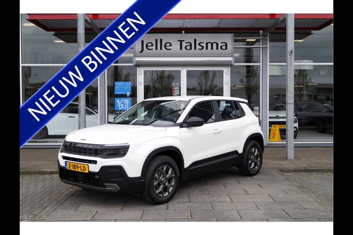 Jeep Avenger Longitude 54 kWh Navigatie | Stoelverwarming | Apple/ Android Carplay Jeep Avenger Longitude 54 kWh Navigatie | Stoelverwarming | Apple/ Android Carplay