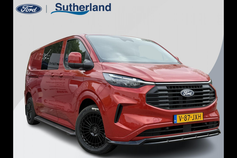 Ford Transit Custom 300 2.0 TDCI L2H1 Limited DC | SCI | 136pk | Artisan Red | Dubbele Cabine | Trekhaak | Dubbele Schuifdeur | Bijrijdersstoel | Sidesteps | Bumperpakket | Zwarte velgen  | Stoelverwarming | Camera