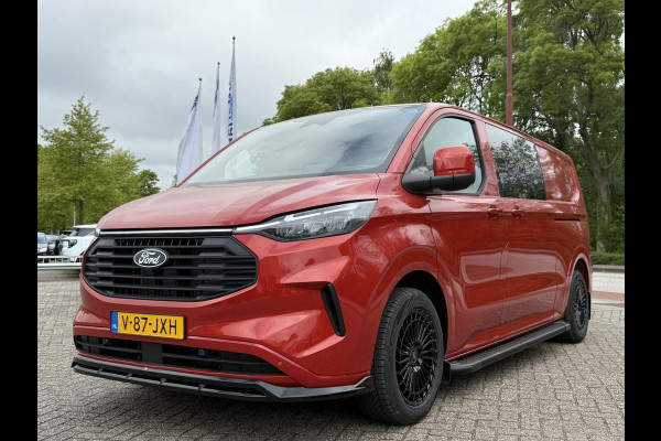 Ford Transit Custom 300 2.0 TDCI L2H1 Limited DC | SCI | 136pk | Artisan Red | Dubbele Cabine | Trekhaak | Dubbele Schuifdeur | Bijrijdersstoel | Sidesteps | Bumperpakket | Zwarte velgen  | Stoelverwarming | Camera