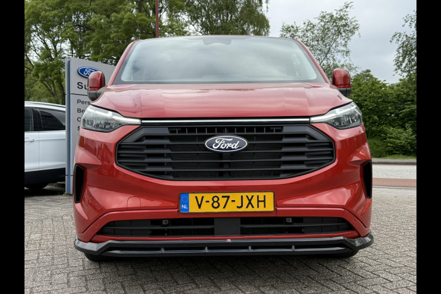 Ford Transit Custom 300 2.0 TDCI L2H1 Limited DC | SCI | 136pk | Artisan Red | Dubbele Cabine | Trekhaak | Dubbele Schuifdeur | Bijrijdersstoel | Sidesteps | Bumperpakket | Zwarte velgen  | Stoelverwarming | Camera