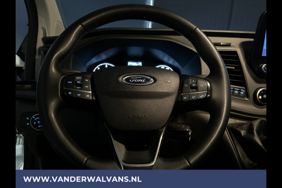 Ford Transit Custom 2.0 TDCI 130 pk L2H1 Euro6 Airco | Android Auto | Cruisecontrol | Parkeersensoren Verwarmde voorruit, Stoelverwarming, 2800kg trekvermogen, Bijrijdersbank