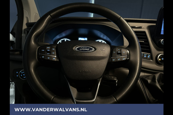 Ford Transit Custom 2.0 TDCI 130 pk L2H1 Euro6 Airco | Android Auto | Cruisecontrol | Parkeersensoren Verwarmde voorruit, Stoelverwarming, 2800kg trekvermogen, Bijrijdersbank