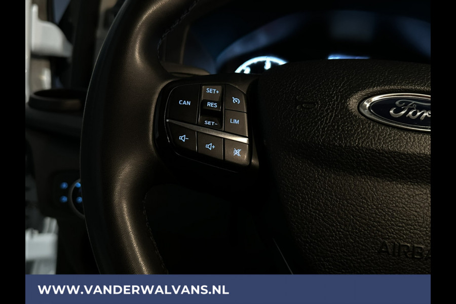 Ford Transit Custom 2.0 TDCI 130 pk L2H1 Euro6 Airco | Android Auto | Cruisecontrol | Parkeersensoren Verwarmde voorruit, Stoelverwarming, 2800kg trekvermogen, Bijrijdersbank