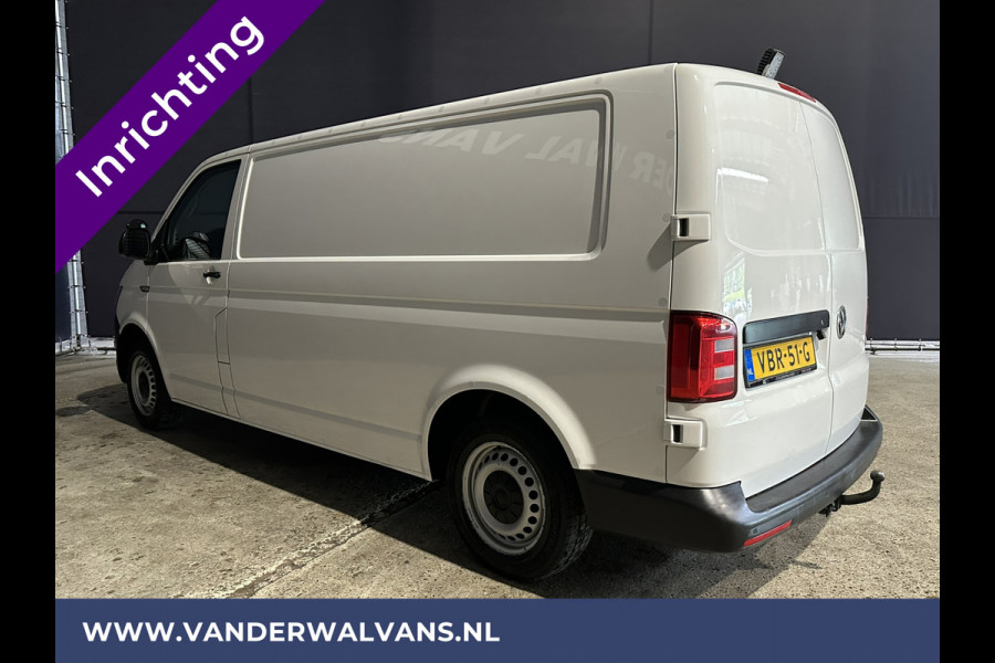 Volkswagen Transporter 2.0 TDI 150pk L2H1 Inrichting Euro6 Airco | Omvormer | Camera | Cruisecontrol | 2500kg Trekhaak Parkeersensoren